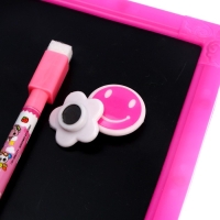 Доска магнитная двухсторонняя, под маркер и мел, мел 3 шт. в машинке, маркер, магниты 2 шт., цвет МИКС Доска магнитная двухсторонняя, под маркер и мел, мел 3 шт. в машинке, маркер, магниты 2 шт., цвет МИКС