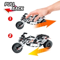 Конструктор инерционный &laquo;Гоночный трайк&raquo;, 198 деталей