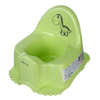 Горшок детский &laquo;Динозаврик Дино&raquo;, цвет зелёный