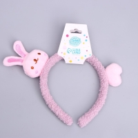 Карнавальный ободок &laquo;Заяц&raquo;, цвета МИКС