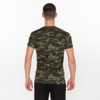 Футболка мужская, цвет зелёный/камуфляж, размер 48 Футболка мужская, цвет зелёный/камуфляж, размер 48