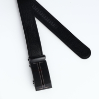 Ремень мужской, ширина 3,5 см, пряжка автомат, цвет чёрный Ремень мужской, ширина 3,5 см, пряжка автомат, цвет чёрный