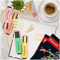 Набор маркеров-текстовыделителей 4 цвета, 1-5 мм, Luxor Pasteliter Набор маркеров-текстовыделителей 4 цвета, 1-5 мм, Luxor Pasteliter