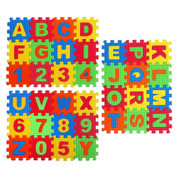 Коврик-пазл &laquo;Английский алфавит&raquo;