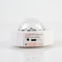 Световой прибор «Мини диско-шар» 8 см, свечение RGB, 5 В Световой прибор «Мини диско-шар» 8 см, свечение RGB, 5 В