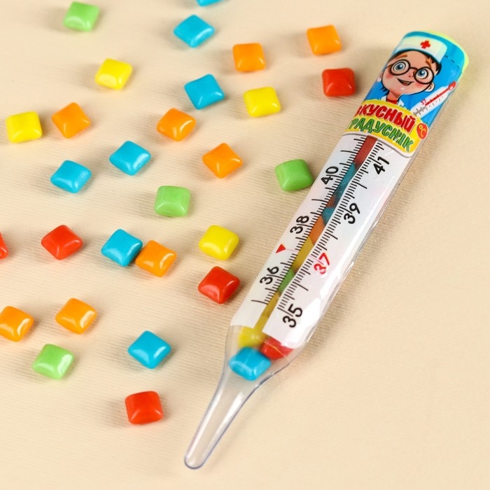 Жевательная резинка в градуснике &laquo;Мужикаспасин&raquo;, 7 г.