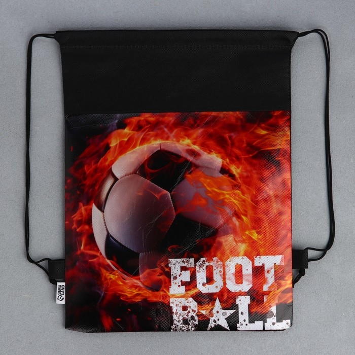 Мешок для обуви &laquo;Футбол&raquo; полиэстер, размер 30 х 40 см