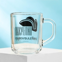 Кружка стеклянная &laquo;Питерская интеллигенция&raquo;, 200 мл