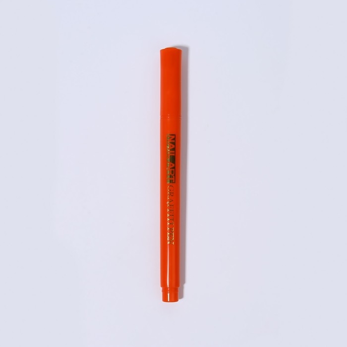 Маркер для дизайна ногтей, акриловый, 13,5 см, цвет красный Маркер для дизайна ногтей, акриловый, 13,5 см, цвет красный