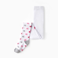 Колготки детские KAFTAN &laquo;Звёзды&raquo; 104-110 см, цвет белый