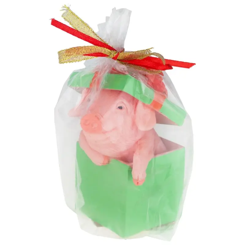 Свеча &laquo;Сюрприз&raquo;, зеленая