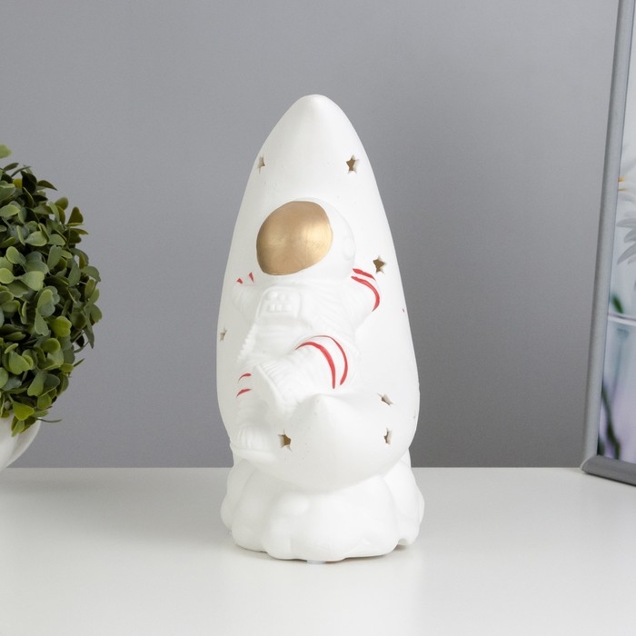 Настольная лампа Настольная лампа "Космонавт" Е14 40Вт белый 11х20х25 см