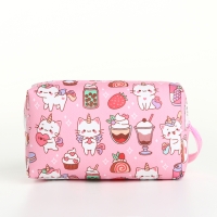 Косметичка на молнии, цвет розовый Косметичка на молнии, цвет розовый