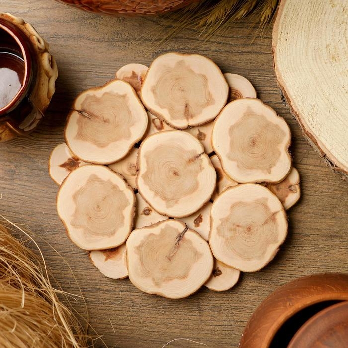 Подставка под горячее &laquo;Классика&raquo;, D=18 см, можжевельник