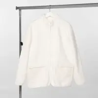 Куртка унисекс Oblako, молочно-белая, размер M/L