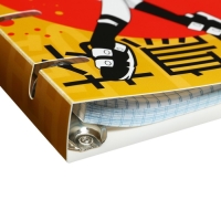 Тетрадь на кольцах A5 120 листов в клетку Calligrata "АнимеArt", пластиковая обложка, блок офсет Тетрадь на кольцах A5 120 листов в клетку Calligrata "АнимеArt", пластиковая обложка, блок офсет