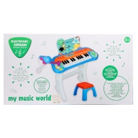 Синтезатор напольный «Музыкальный мир», световые, звуковые эффекты, с микрофоном Синтезатор напольный «Музыкальный мир», световые, звуковые эффекты, с микрофоном