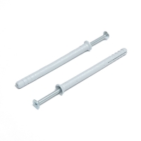 Дюбель-гвоздь "ТУНДРА", распорный, нейлоновый, потайная манжета, 8х100 мм, 50 шт