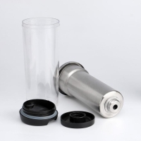 Термокружка, 400 мл, "Вставка", сохраняет тепло 2 ч, 19 х 6.5 см Термокружка, 400 мл, "Вставка", сохраняет тепло 2 ч, 19 х 6.5 см