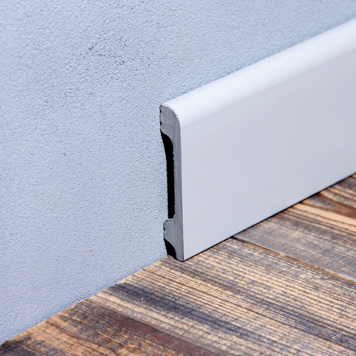 Плинтус напольный 8 UHD 05/80 13х80х2400 мм, аллюминий Плинтус напольный 8 UHD 05/80 13х80х2400 мм, аллюминий