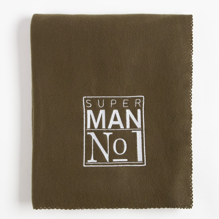 Плед Плед "Этель" Super man 130х150 см, 100% п/э, флис 160 гр/м2