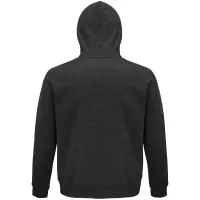 Толстовка унисекс Stellar, черный меланж, размер XXL