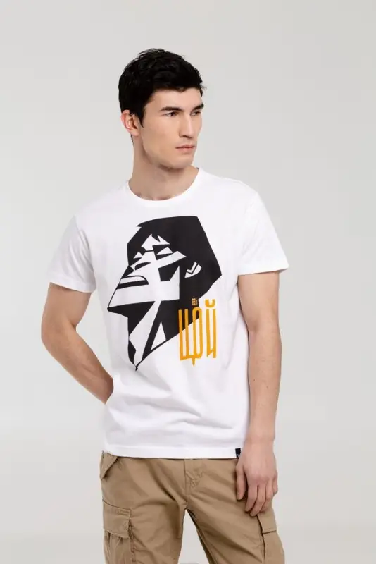 Футболка &laquo;Меламед. Виктор Цой&raquo;, белая, размер XL