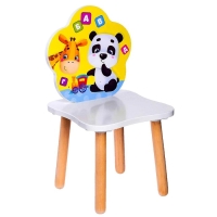 Стул &laquo;Алфавит с животными&raquo;, 26 см, цвет белый