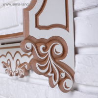 Полка навесная "Прованс" с ламинацией, 2 полки, 49&times;33&times;13 см