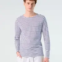 Футболка мужская Marine Men, белый/темно-синий, размер XL