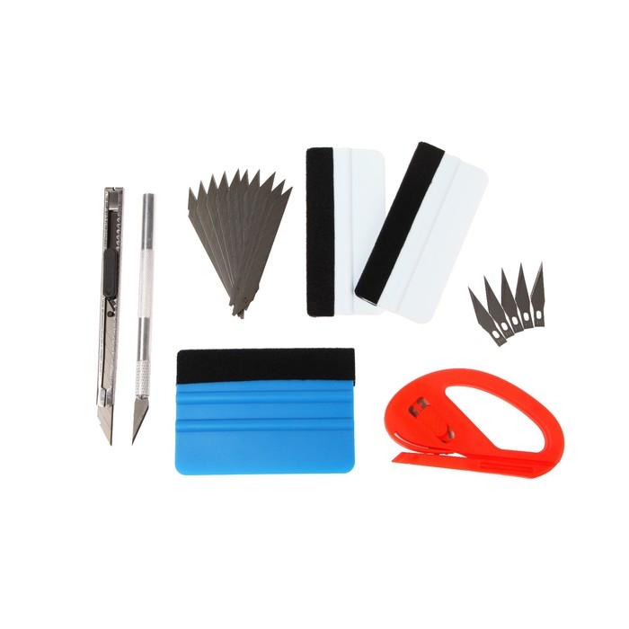 Инструмент для оклейки авто пленкой, набор 7 шт Инструмент для оклейки авто пленкой, набор 7 шт