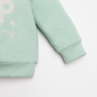 Комплект: джемпер и брюки Крошка Я &laquo;Зайчик&raquo;, рост 74-80 см, цвет оливковый