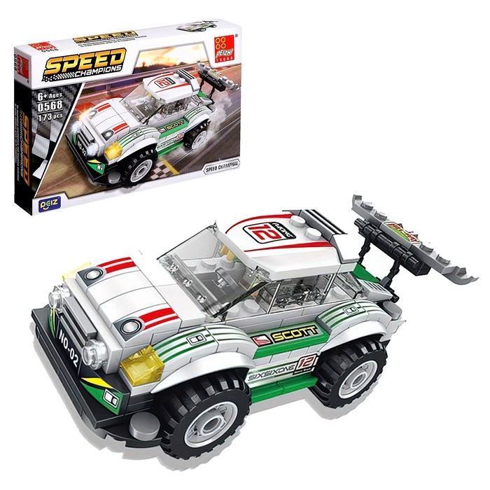 Конструктор Гонка «Тачка», 173 детали Конструктор Гонка «Тачка», 173 детали