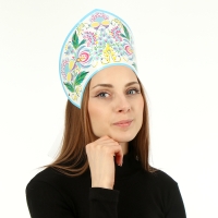 Кокошник &laquo;Росинка&raquo; голубой