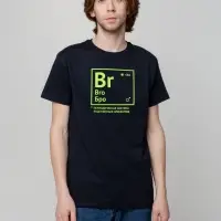 Футболка &laquo;Бро&raquo;, темно-синяя, размер M