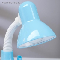 Лампа настольная на подставке 1х40Вт Е27 шнур 0,85м синий Лампа настольная на подставке 1х40Вт Е27 шнур 0,85м синий