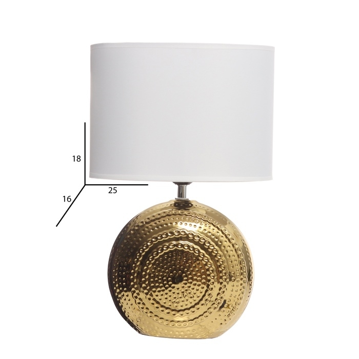 Лампа настольная 7515120TL/1 E27 40Вт золото 24,5х24,5х37 см RISALUX