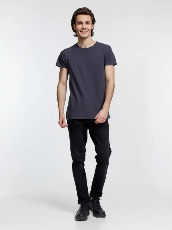 Футболка мужская Crusader Men, темно-серая (графит), размер XS