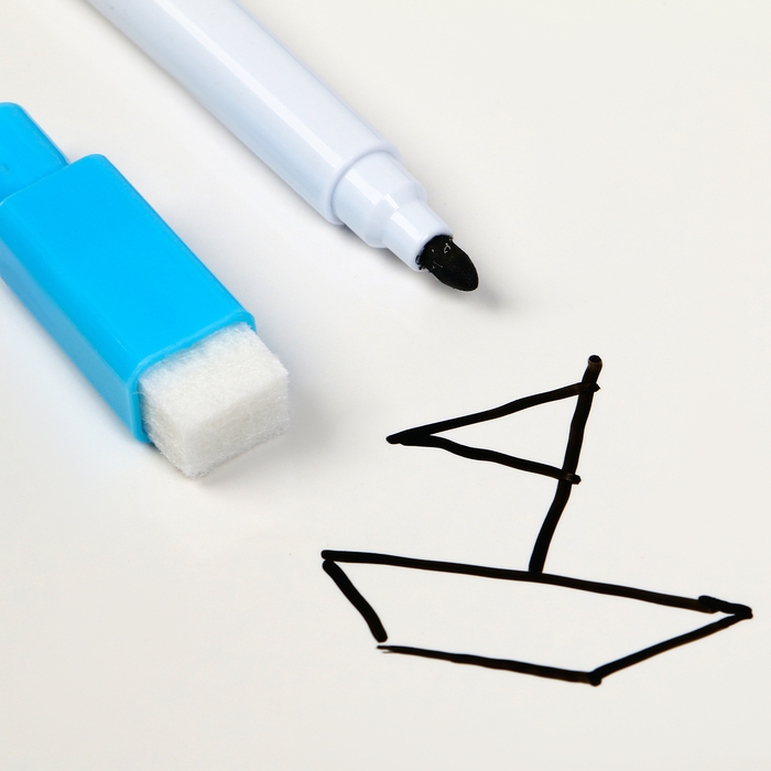 Игровой набор лабиринт &laquo;Сказочный остров&raquo;, маркерная доска, 2 &times; 36 &times; 27,5 см