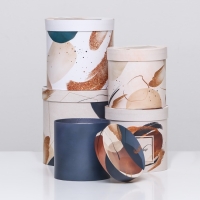 Набор шляпных  коробок 5 в1 "Подарок для тебя", 20 &times; 20 &times; 20‒14 &times; 14 х 14 см