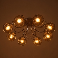 Люстра "Эшли" 8х40Вт Е27 Хром 67х67х22см Люстра "Эшли" 8х40Вт Е27 Хром 67х67х22см