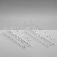 Горка для теней 4×24×7 см, оргстекло 1,8 мм, цвет прозрачный В ЗАЩИТНОЙ ПЛЁНКЕ Горка для теней 4×24×7 см, оргстекло 1,8 мм, цвет прозрачный В ЗАЩИТНОЙ ПЛЁНКЕ