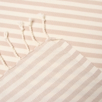 Пештемаль &laquo;Полосы&raquo; 100х180 см, бежевый