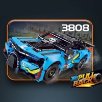 Конструктор техно &laquo;Тачка&raquo;, инерционный, 521 деталь