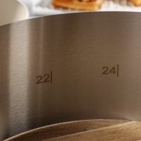 Форма для выкладки и выпечки с регулировкой размера Доляна, 16-30 см, h=10 см, цвет серебристый Форма для выкладки и выпечки с регулировкой размера Доляна, 16-30 см, h=10 см, цвет серебристый