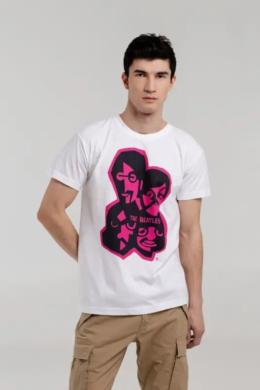 Футболка &laquo;Меламед. The Beatles&raquo;, белая, размер S