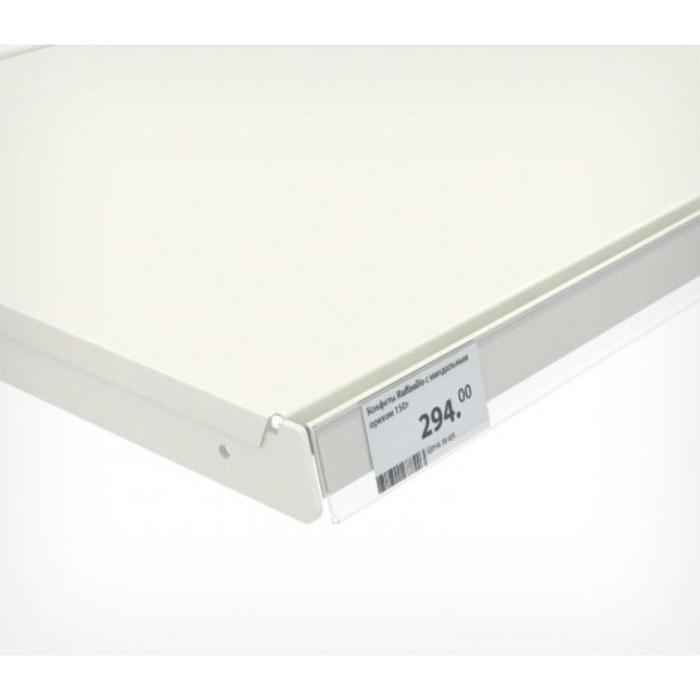 Ценникодержатель полочный самоклеящийся, DBR39, 125×0,3×4 см, цвет зелёный Ценникодержатель полочный самоклеящийся, DBR39, 125×0,3×4 см, цвет зелёный