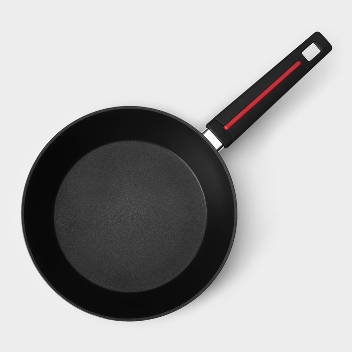 Сковорода Magistro Flame, d=26 см, h=7 см, антипригарное покрытие, индукция, цвет чёрный