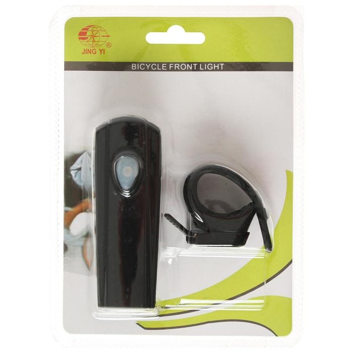 Фонарь велосипедный передний JY-7036, резиновый хомут Фонарь велосипедный передний JY-7036, резиновый хомут
