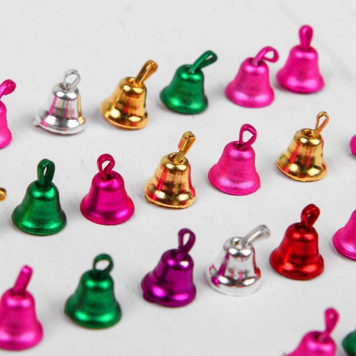 Колокольчик для рукоделия, набор 40 шт., размер 1 шт. &mdash; 0,6 см, цвет МИКС